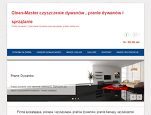 Tablet Screenshot of czyszczenie-dywanow.w.zabrzu.pl